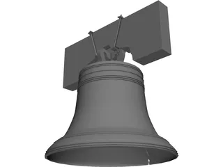 Liberty Bell 3D Model