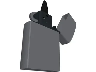 Zippo Lighter 3D Model