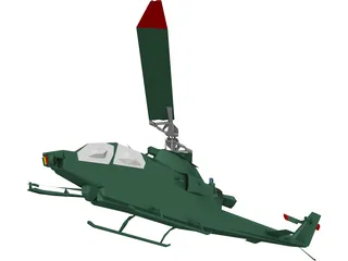 Bell AH-1 Cobra 3D Model