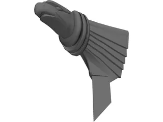 Chrysler Building Eagle 3D Model