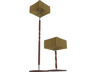 Standing Lamps 3D Model
