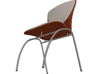 Chair Bended-Wood 3D Model