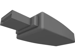 USB Thumbdrive 3D Model