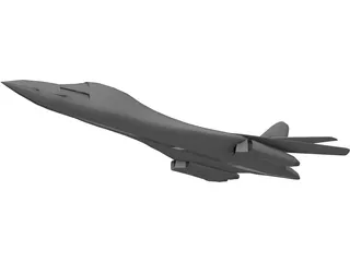 Rockwell B-1 Bomber 3D Model