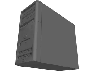 Compaq Desktop Computer 3D Model