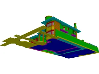 Brasilian House 3D Model