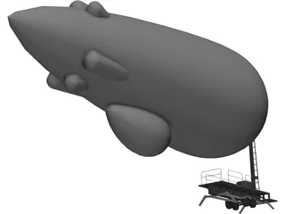 JLENS (Joint Land Attack Cruise Missile Defense System) 3D Model