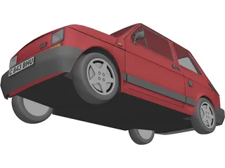 Fiat 126p 3D Model