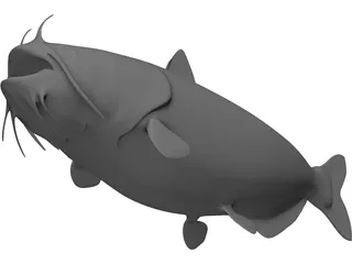 Blue Catfish 3D Model