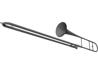 Trombone 3D Model