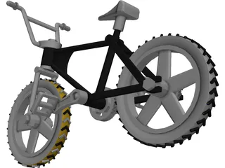 Kids Bike 3D Model