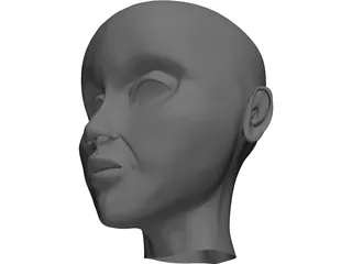 Human Head 3D Model