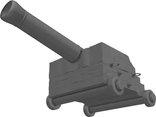 Cannon 3D Model