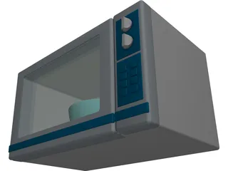 Microwave Oven 3D Model