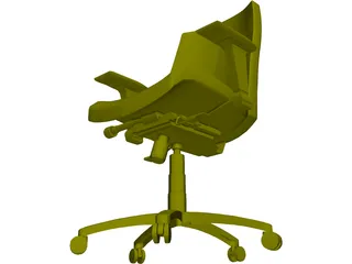 Allsteel Chair 2 3D Model