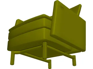 Allsteel Chair 7 3D Model