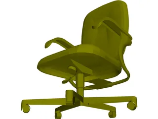 Allsteel Chair 8 3D Model