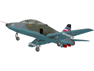 BAE Hawk G-4 Soko 3D Model