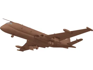Hawker Siddeley Nimrod 3D Model