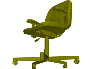 Allsteel Chair 11 3D Model