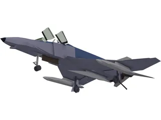 McDonnell Douglas F-4 Phantom II 3D Model