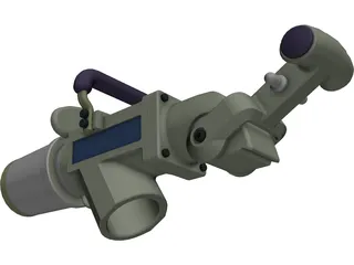 Large Refuelling Nozzle 3D Model