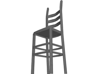 Bar Stool 3D Model