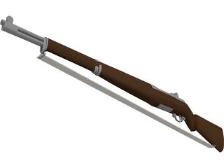 M-1 Garand 3D Model