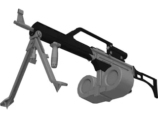 Stg44 modified SAW 3D Model