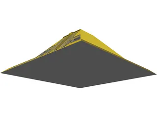 Alien Pyramid 3D Model