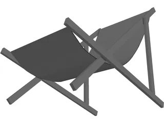 Beach Chair 3D Model