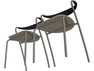 Chair Cube 3D Model