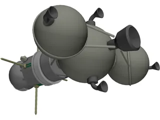 Luna 16 3D Model