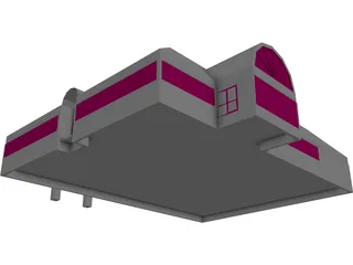 Retail Building 3D Model