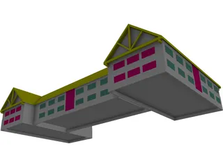 Retail Building 3D Model