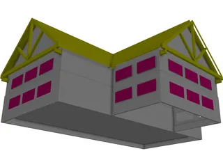 Retail Building 3D Model