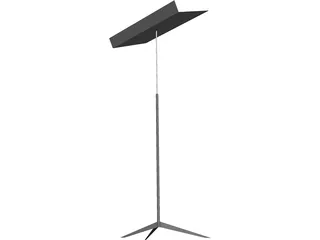 Music Stand 3D Model