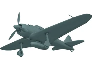 Mitsubishi A6M Zero 3D Model