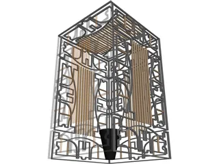 Golden Cage  3D Model