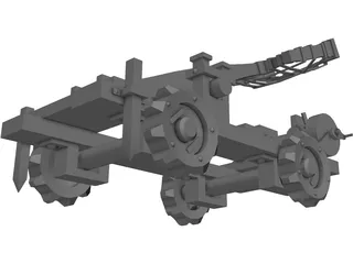 Catapult 3D Model