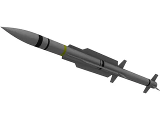 RIM-67 SM-2 Standard Missile 3D Model