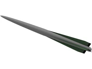 Surface to Air Missile (SAM) 3D Model