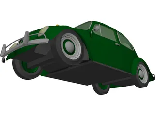 Volkswagen Beetle (1967) 3D Model