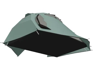 Tent (Small For Travelling And Outdoors) 3D Model