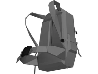 Bag Slalom 40 (Medium Touristic For Tourists And Outdoors) 3D Model