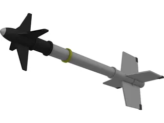 Sidewinder AIM-9 3D Model