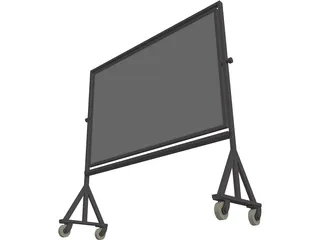 Chalkboard 3D Model