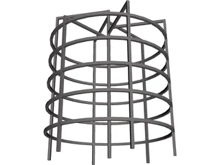 Circular Monkey Bars 3D Model