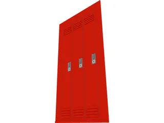 Wall Locker 3D Model