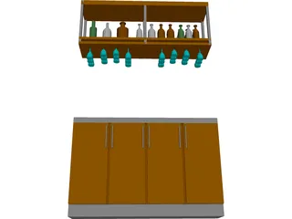 Bar 3D Model